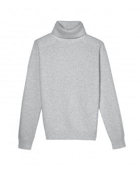 Cashmere turtleneck sweater Light grey men