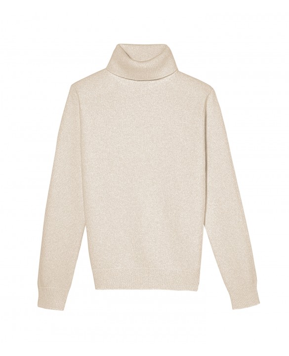 Cashmere turtleneck sweater Beige men