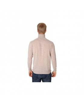 Cashmere turtleneck sweater Beige men