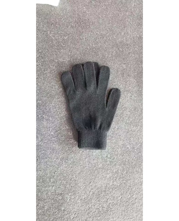 Handschuhe aus Kaschmir Winter short Schwarz