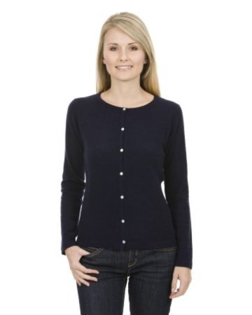 Cardigan aus Marineblauem Kaschmir für Damen