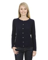Marineblauwe Kasjmier Cardigan voor Dames