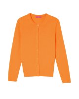 Kasjmier cardigan orangeade | Hermine de Pashmina