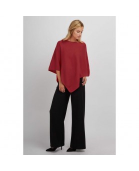Kasjmier Poncho Bourgondische