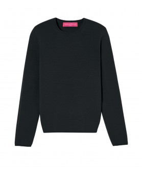 Cashmere round neck sweaters Black