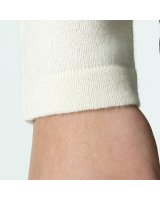 Dames Witte Kasjmier V-hals Trui