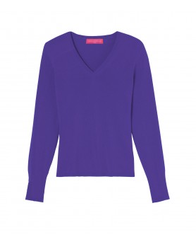 Cashmere V-neck sweaters Wisteria