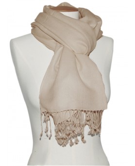 Pashmina ultra-weich Kaschmir Beige