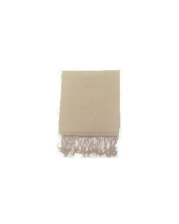 Pashmina ultra-weich Kaschmir Dunkelbeige