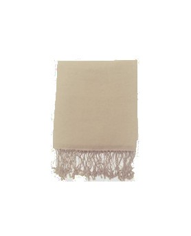 Супер мягкая пашмина из кашемира темно-бежевый