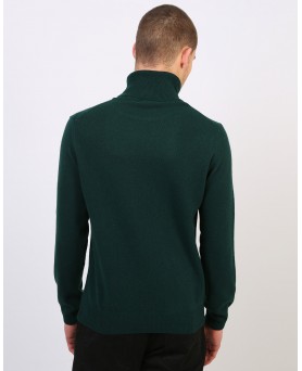 Cashmere turtleneck sweater Dark green men