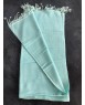 luxe hemelsblauwe kasjmier en zijden pashmina