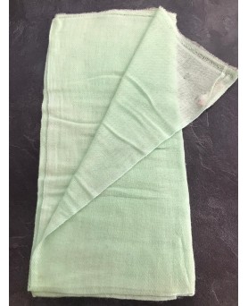 Pashmina in Puro Cashmere Verde Pallido