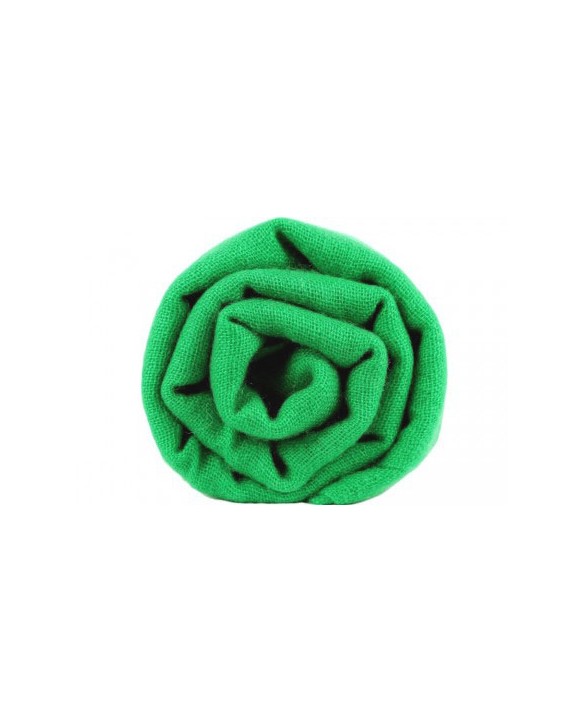 Пашмина чистый кашемир Ярко-зеленый