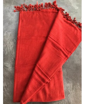 luxe Bordeaux kasjmier en zijden pashmina