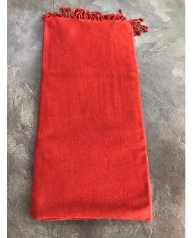 luxe Bordeaux kasjmier en zijden pashmina