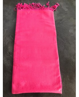 luxe roze kasjmier en zijden pashmina