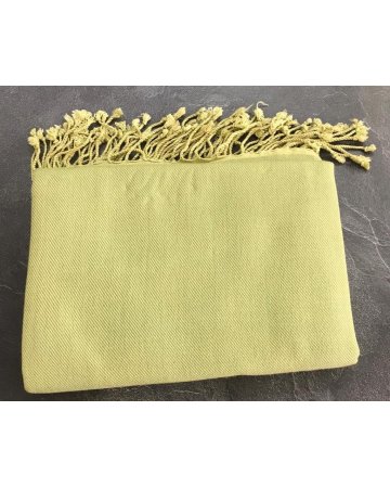 luxuriösen hellgrünen Kaschmir und Seiden-Pashmina