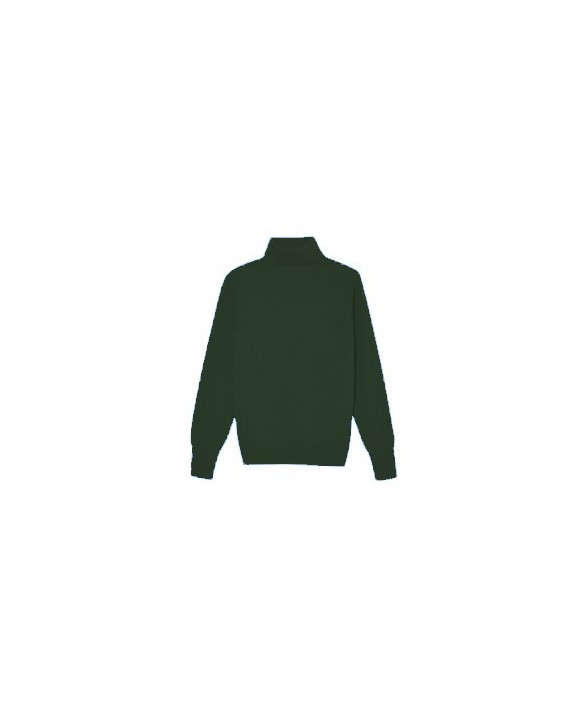 Cashmere turtleneck sweater Dark green men Cashmere turtleneck sweater Dark green men