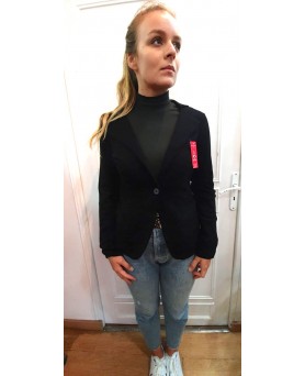 Women's Black Cashmere Blazer