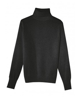 Cashmere turtleneck sweater Anthracite men
