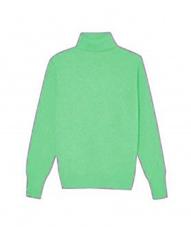 Cashmere turtleneck sweater Green paradise men