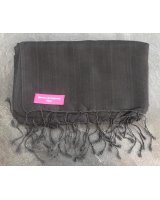 Pashmina grijs zwart | Hermine de Pashmina