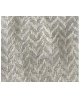 Pashmina in Cashmere a Motivo Chevron Beige Chiaro
