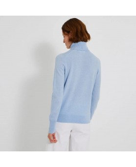 Col roulé cachemire Bleu Sky