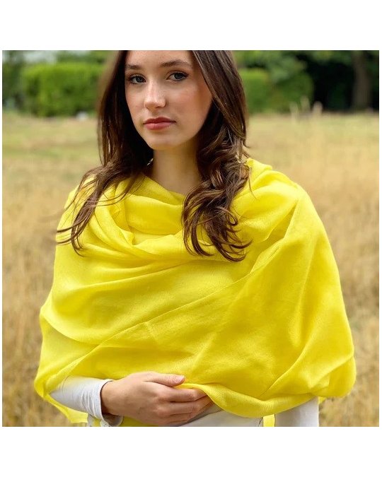 Kaschmir Küken Gelben Pashmina