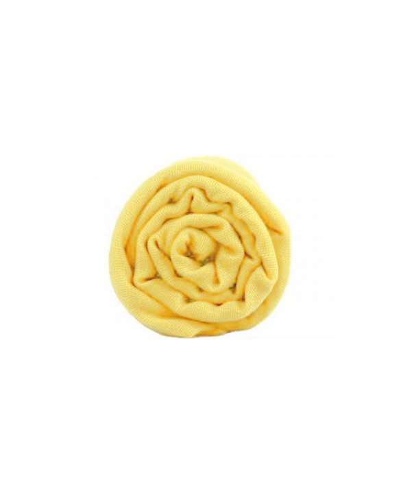 Pashmina van Puur Kasjmier in Lichtgeel