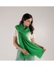 Pashmina in puro cashmere Verde erba