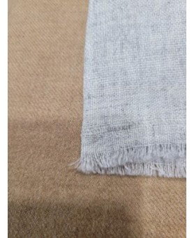 Pashmina Himalayan in cashmere con fascia Rosa Pallido