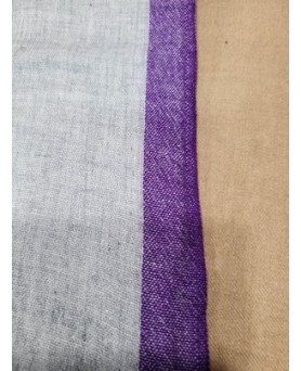 Kasjmier Himalaya Pashmina met paarse band