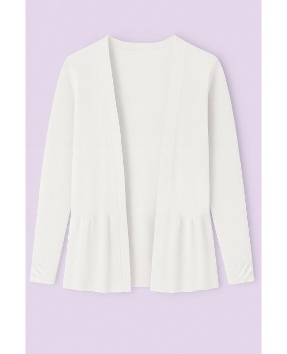 Froufrou Cashmere Cardigan in White for Women