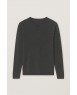 Pull tunisien en cachemire gris anthracite