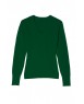 Maglione in cashmere con scollo a V verde bottiglia da donna