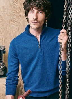 Cashmere Trucker Sweaters for Men